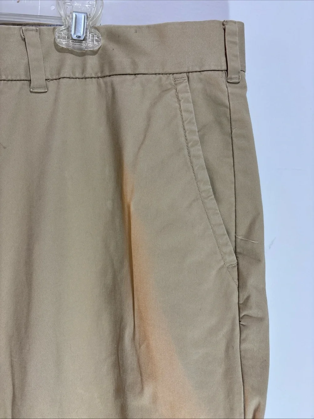 Tommy Hilfiger Men's Classic Khaki Pants - Neutral Tan. 1102